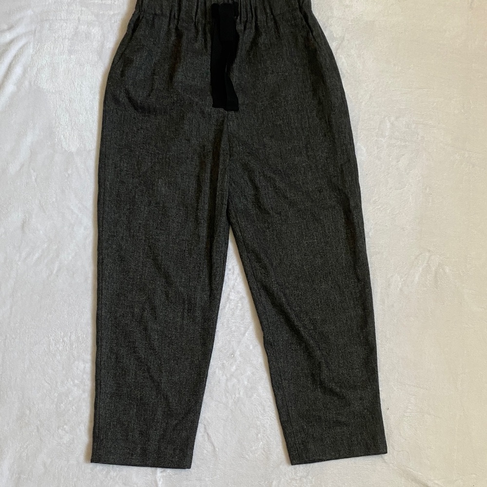 Zara Women's Charcoal and Black Trousers